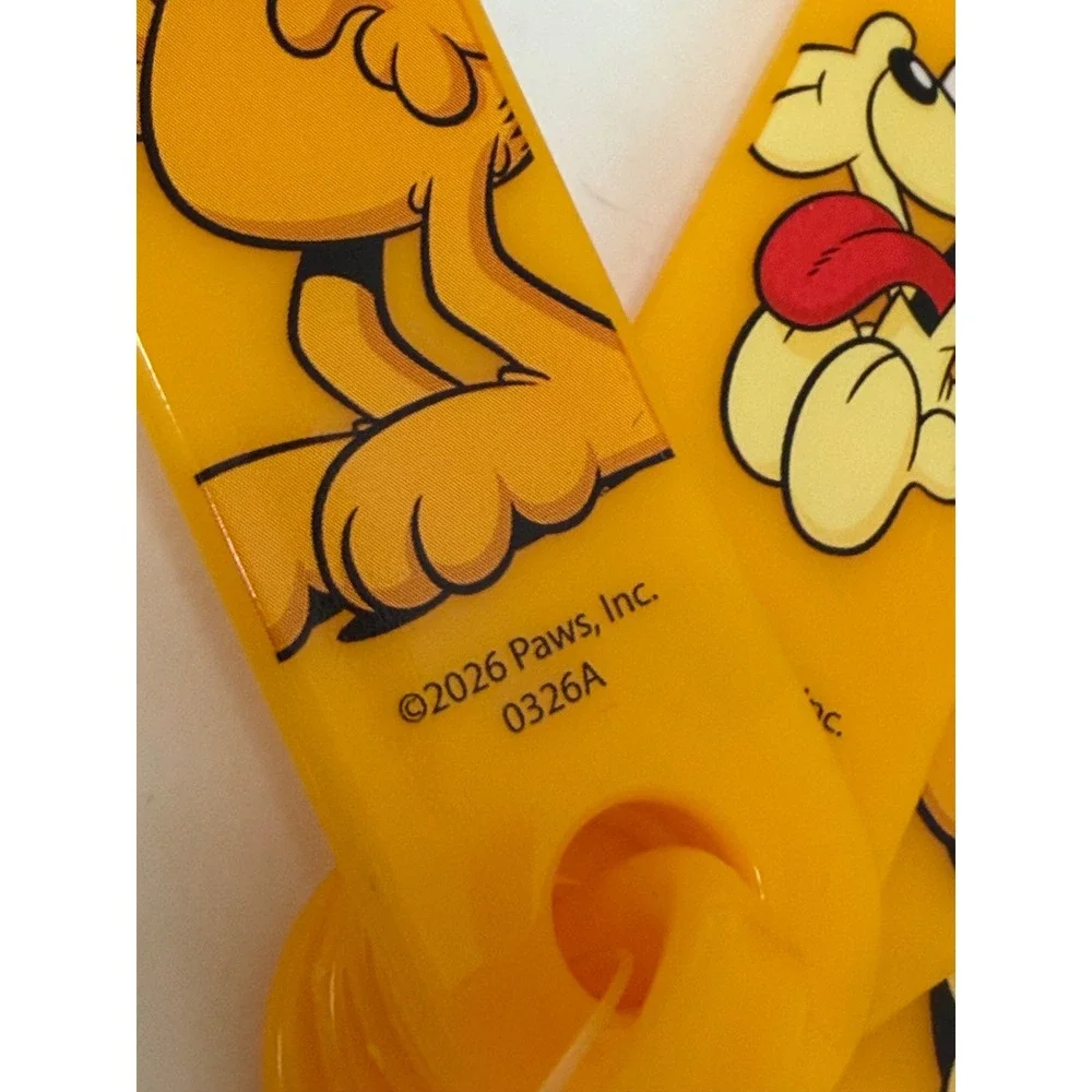 Garfield and Odie Measuring Spoons Set Yellow Nickelodeon Kitchen 5 Piece NEW